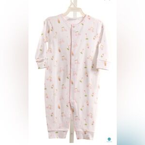 New little English 24M golf pink white playsuit LE footie 24 months